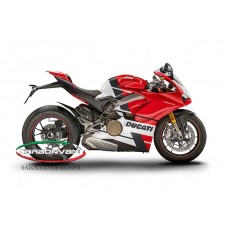 Carbonvani - Ducati Panigale V4 / S / Speciale "JENA Ver 1" Design Carbon Fiber Full Fairing Kit - ROAD VERSION (8 pieces)